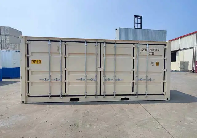 20ft open side container