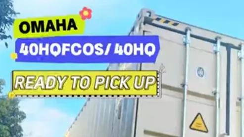 OMAHA SHIPPING CONTAINER INVENTORY READY TO PICK UP